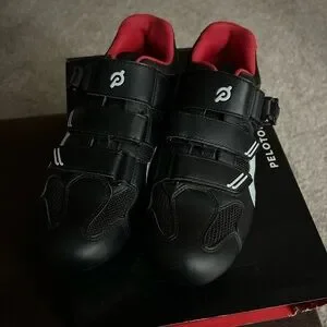 Peloton | Shoes | Peloton Athletic Shoes Black With Red  display picture 1
